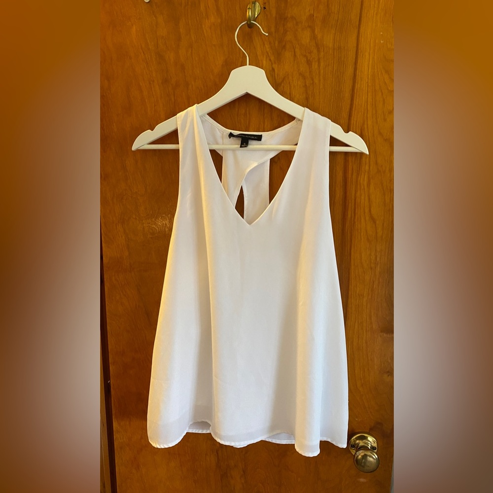 Banana Republic Racerback V Neck Shell Top